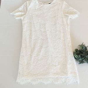 Lulus white lace dress